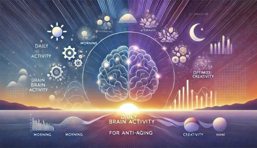 アンチエイジングの観点から見た一日の脳の活動推移について